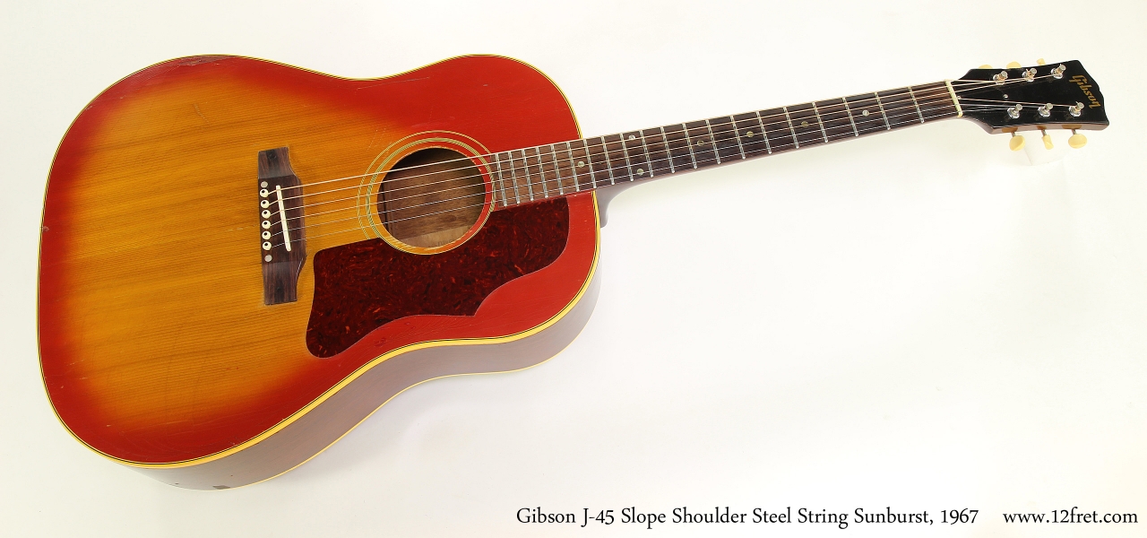 Gibson J-45 Slope Shoulder Steel String Sunburst, 1967 | archive