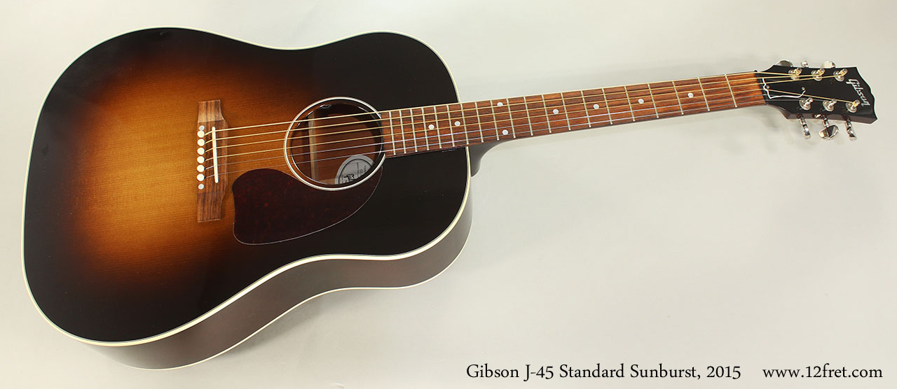 2015 Gibson J-45 Standard Sunburst | archive.12fret.com