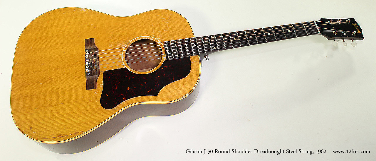 1962 Gibson J-50 Round Shoulder Dreadnought | archive.12fret.com