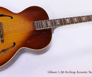  Gibson L-50 1966 Archtop Acoustic Sunburst