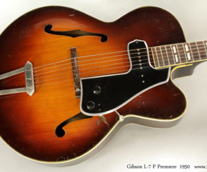 1950 Gibson L-7 P Premiere Cutaway Archtop (consignment) 