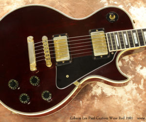 1981 Wine Red Gibson Les Paul Custom 