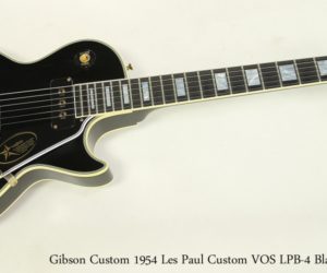  Gibson Custom 1954 Les Paul Custom VOS LPB-4 Black Beauty, 2011