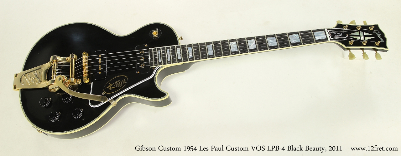 Gibson Custom 1954 Les Paul Custom VOS, 2011 | archive.12fret.com