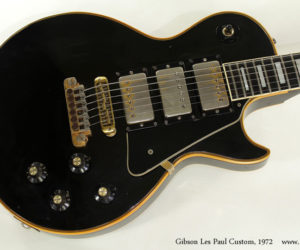 1972 Gibson Les Paul Custom (consignment)  SOLD