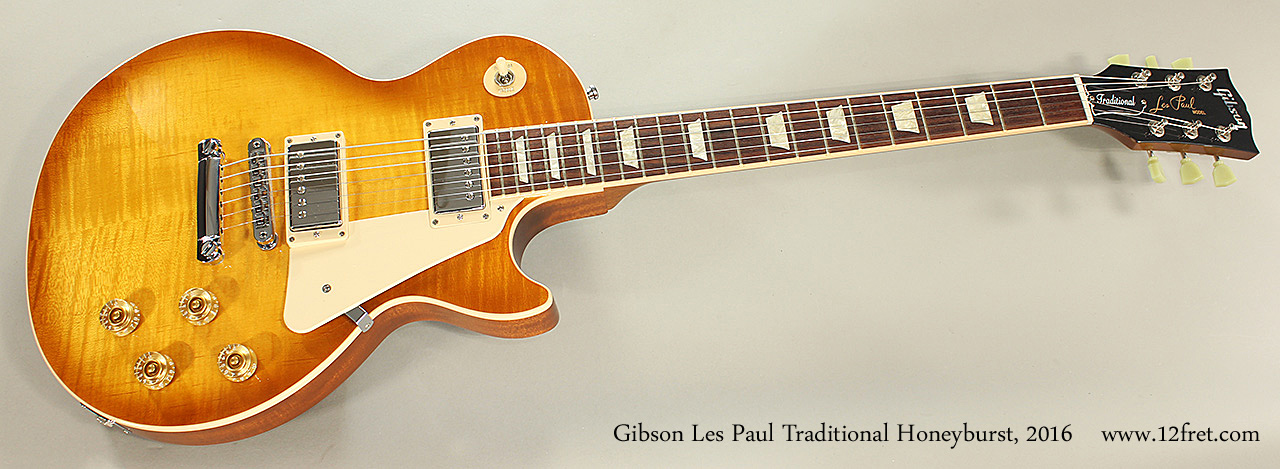 2016 Gibson Les Paul Traditional Honeyburst | archive.12fret.com