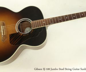   Gibson SJ-100 Jumbo Steel String Guitar Sunburst, 2013