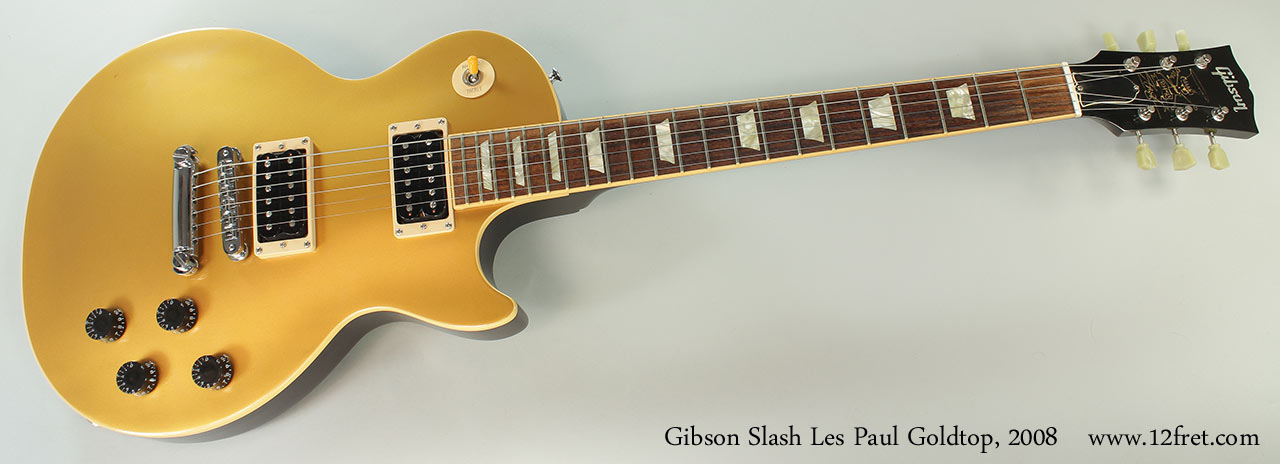 2008 Gibson Slash Les Paul Goldtop