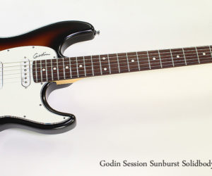 2017 Godin Session Sunburst Solidbody Electric Guitar