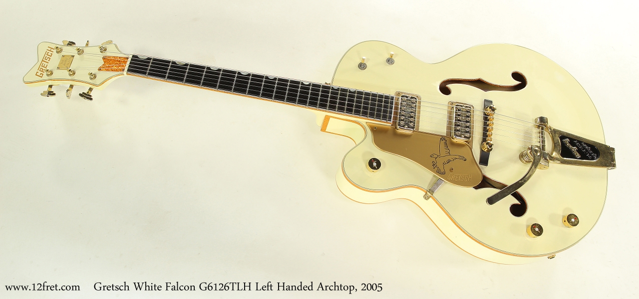 Gretsch White Falcon G6126TLH Left Handed, 2005 | archive.12fret.com