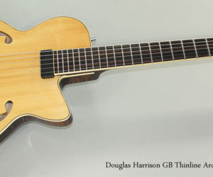  2014 Douglas Harrison GB Thinline Archtop Guitar