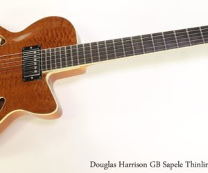  Douglas Harrison GB Sapele Thinline Archtop, 2013