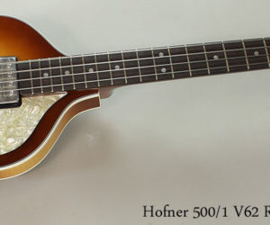  Hofner 500-1 V62 Reissue Mersey Violin Bass
