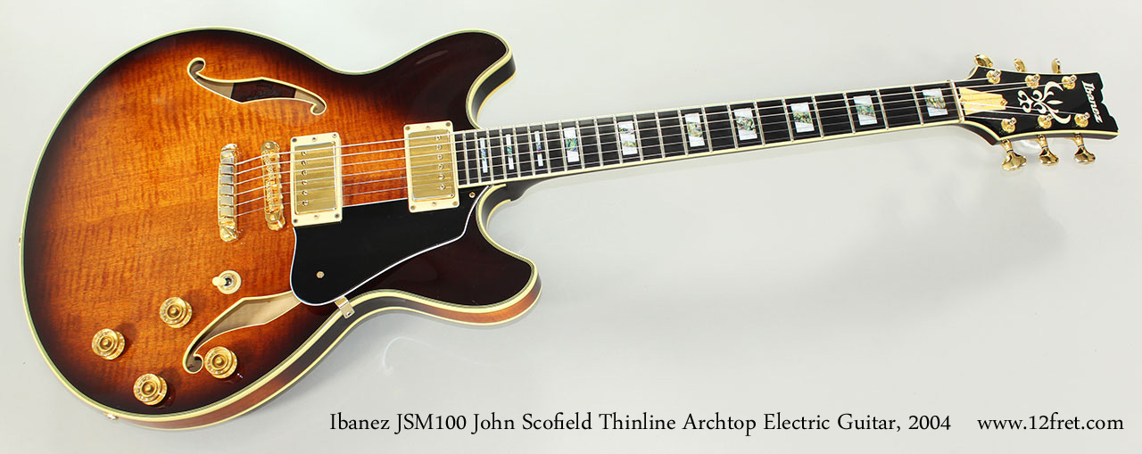 2004 Ibanez JSM100 John Scofield Thinline Archtop Electric Guitar