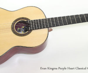  2017 Evan Kingma Purple Heart Classical Guitar