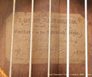  Louis Panormo Guitar, 1838
