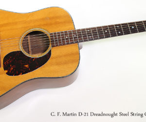   1966 C. F. Martin D-21 Dreadnought Steel String Guitar