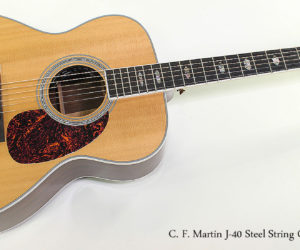   2010 C. F. Martin J-40 Steel String Guitar