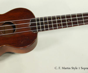   1950s C. F. Martin Style 1 Soprano Ukulele