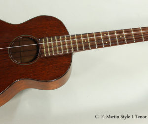  1950s C. F. Martin Style 1 Tenor Ukulele