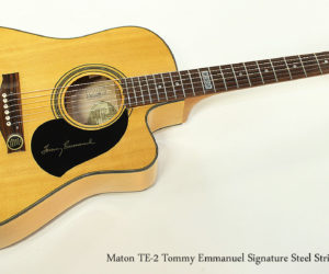  2006 Maton TE-2 Tommy Emmanuel Signature Steel String