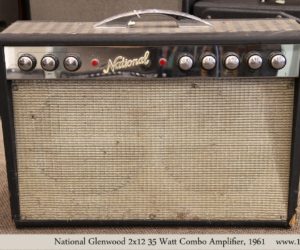    National Glenwood 2x12 35 Watt Combo Amplifier, 1961