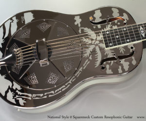  National Style 0 Squareneck Custom Resophonic Guitar