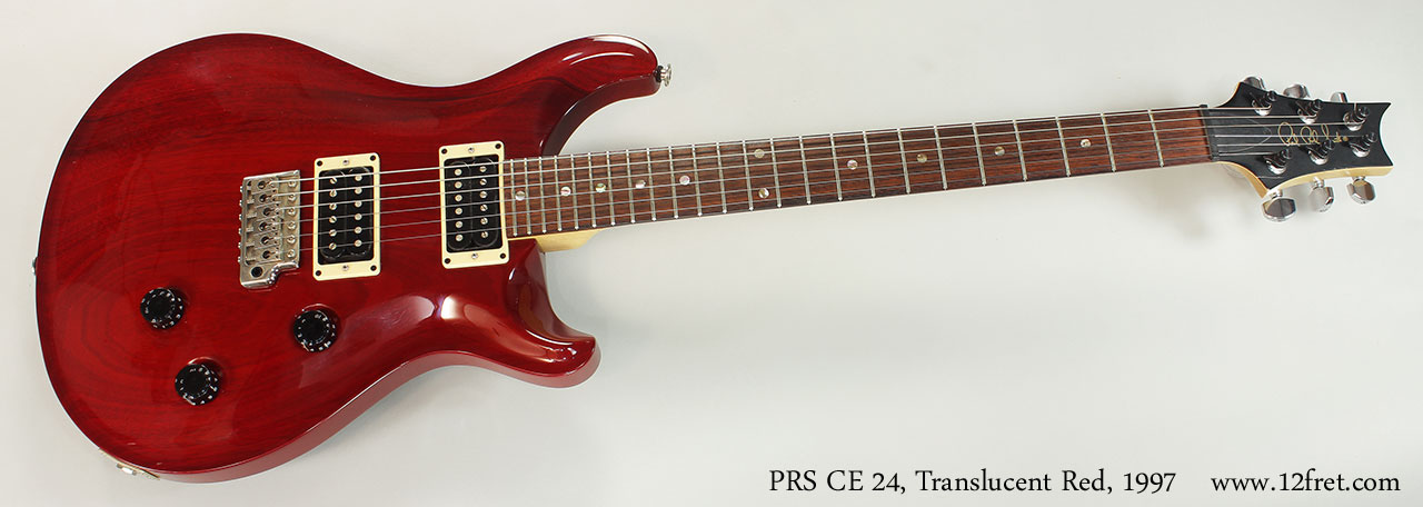 PRS CE24 1997年製 1997 PRS CE 24, Translucent Red