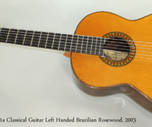  2003 Ramirez 1a Classical Guitar Left Handed Brazilian Rosewood