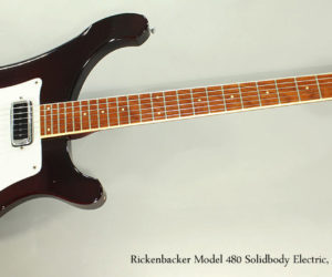 ‼️ ‼️ 1973 Rickenbacker Model 480 Solidbody Electric, Burgundy