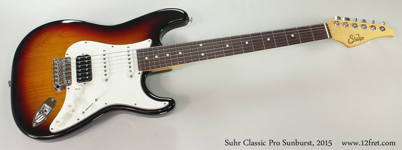 2015 Suhr Classic Pro Sunburst | archive.12fret.com
