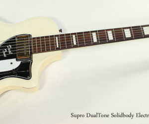 !!! 1959 Supro DualTone Solidbody Electric Guitar