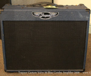 2009 Traynor Custom Valve 50 Blue Combo Amplifier