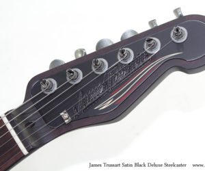   James Trussart Satin Black Deluxe Steelcaster