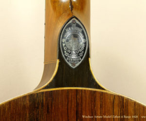 1920 Windsor Artiste Model 4 Zither Banjo (consignment) 