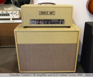 Chandler Custom C38 Amplifier and 2x12 Cabinet Tweed, 2010 