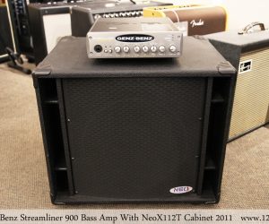  Genz Benz Streamliner 900 Bass Amp With NeoX112T Cabinet 2011