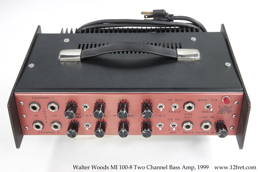 Walter Woods MI-100-8 Two Channel Amp, 1999 | archive.12fret.com