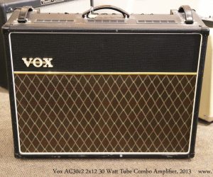  Vox AC30c2 2x12 30 Watt Tube Combo Amplifier, 2013